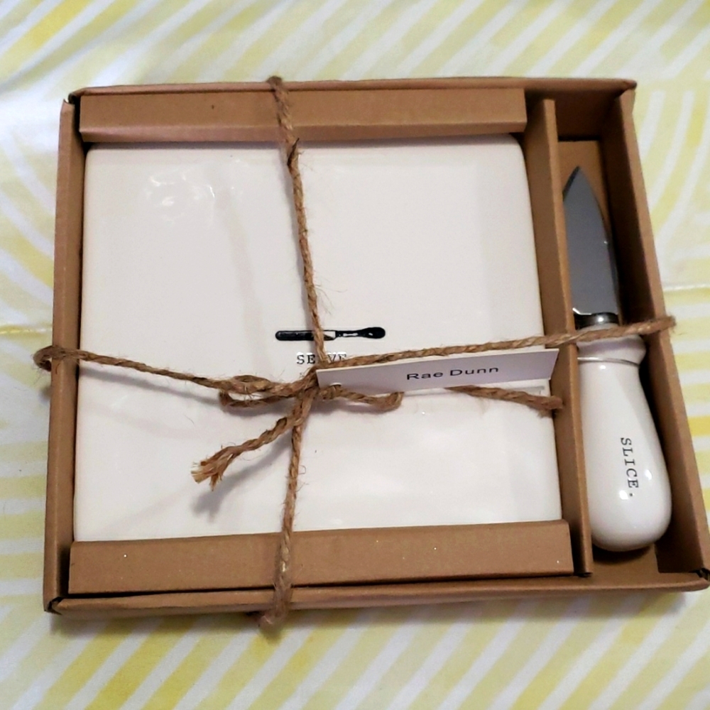 Rae Dunn Cheese Plate Mini